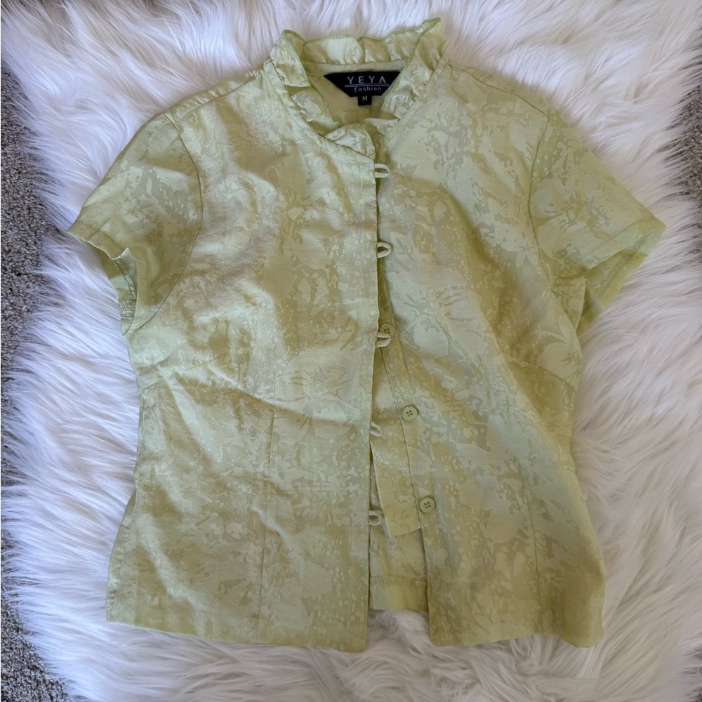 Light Green Button Down Shirt
